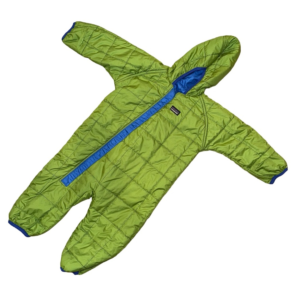 Patagonia Kids Blue and Green Jacket - Picture 3 of 8
